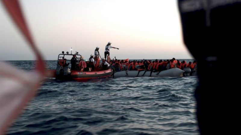 Rescate de inmigrantes en el Mediterráneo | EFE