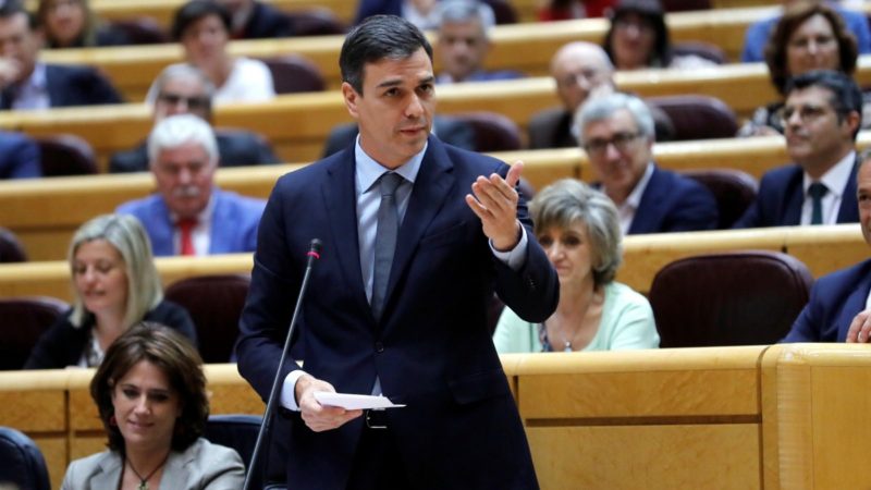 Pedro Sánchez en su primera Sesión de Control del Senado | EFE