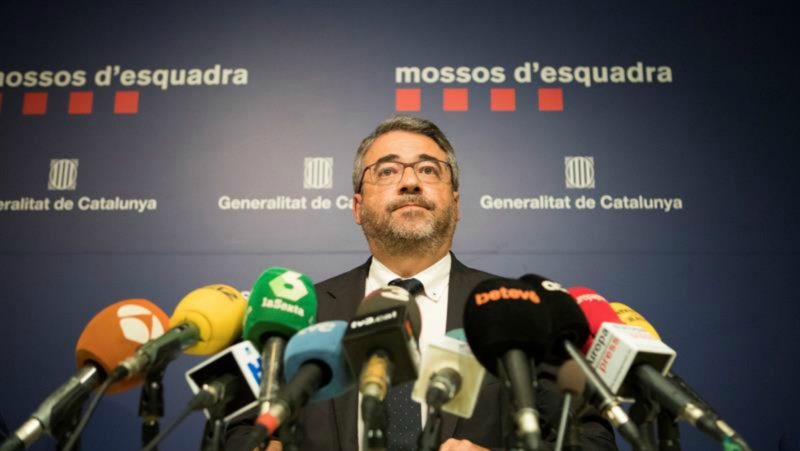 El director de los Mossos d'Esquadra, Andreu Joan Martínez | EFE