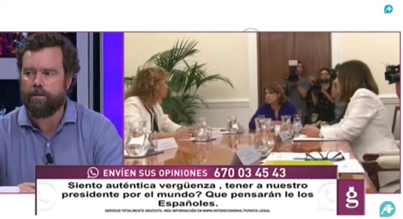 VOX al Gobierno de Sánchez: 'Quitaros la careta, sois el gobierno de la mentira'