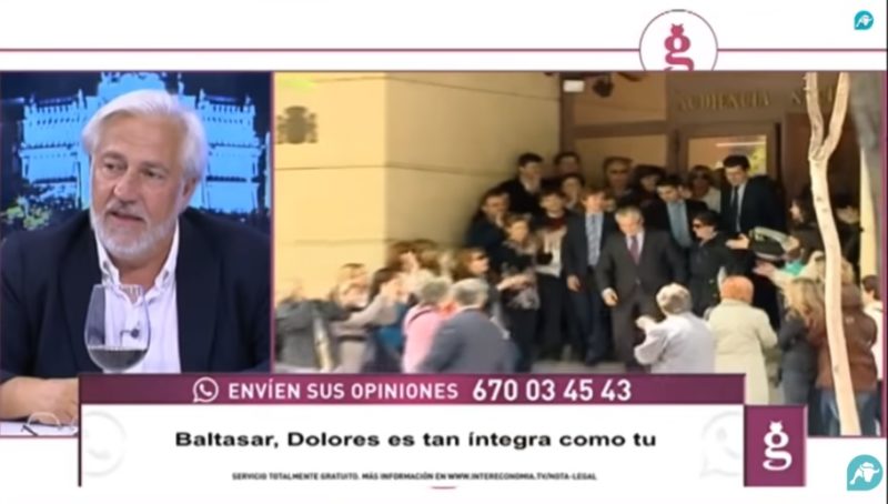 Julio Ariza sobre Garzón: 'Estás nervioso por la información sobre el 11-M que vamos a conocer'