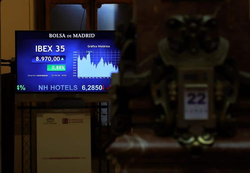 La Bolsa española cotiza al alza después de cerrar plana el pasado viernes