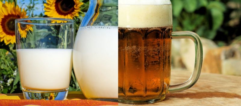Se puede mezclar platano y leche