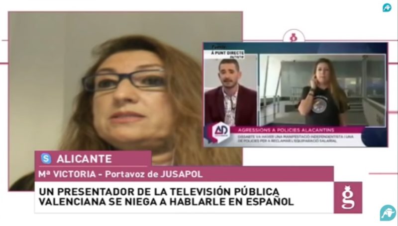 Discriminada por hablar español en la TV valenciana: ´me sentí ignorada y discriminada´