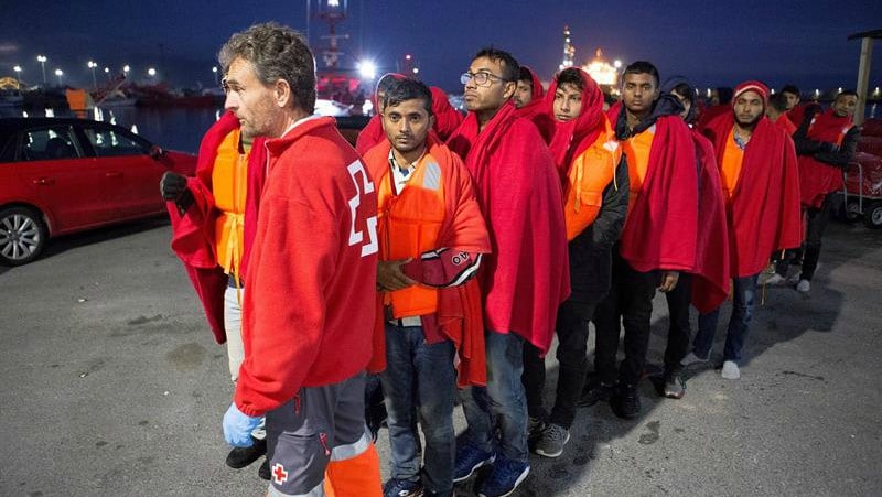 459 inmigrantes rescatados en Murcia y Andalucía en poco más de 24 horas