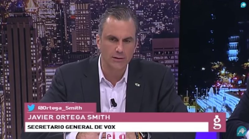 Javier Ortega Smith, secretario general de VOX