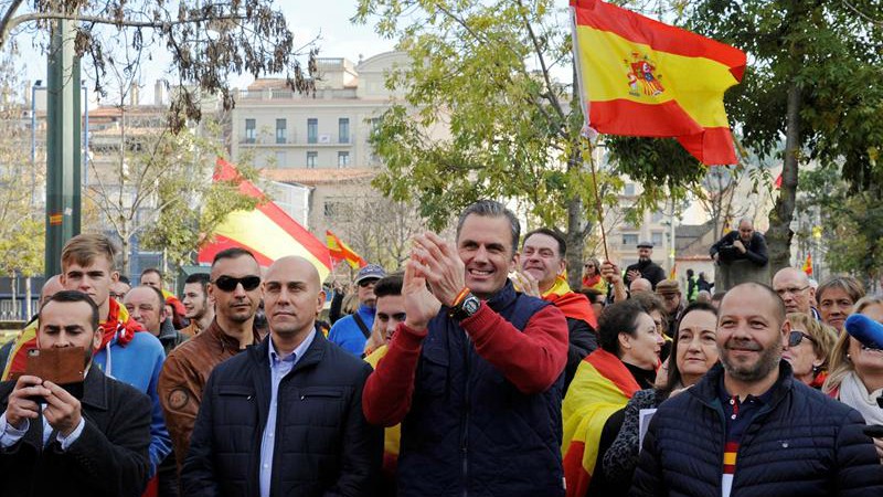Radicales intentan boicotear dos actos de VOX en Tarrasa y Gerona