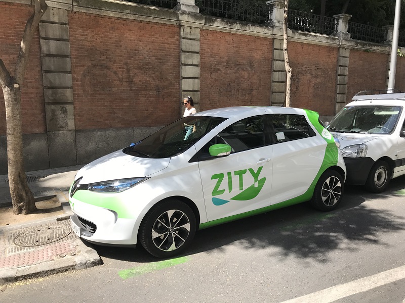 Zity ampliará su flota hasta 650 vehículos y su zona de operaciones en Madrid