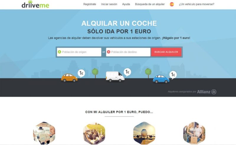 DriiveMe aumenta su oferta de furgonetas, autocaravanas y monovolúmenes en España
