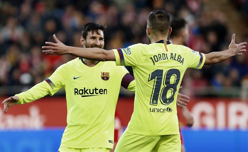 Messi sentencia a un Girona con diez