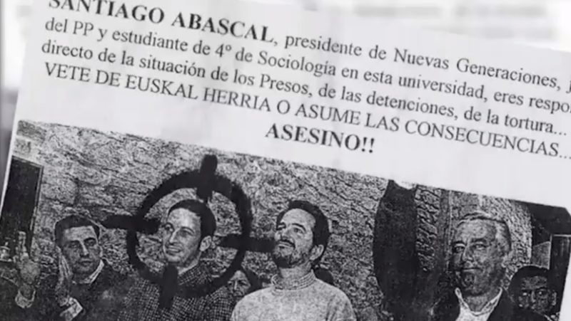 VOX recuerda a Teresa Rodríguez el duro pasado de Abascal tras sus infames insultos
