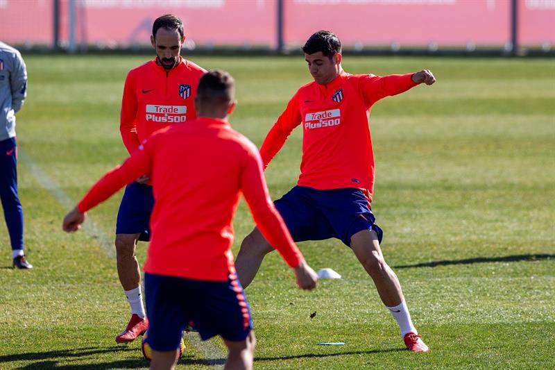 Morata y Koke apuntan al once contra la Juventus