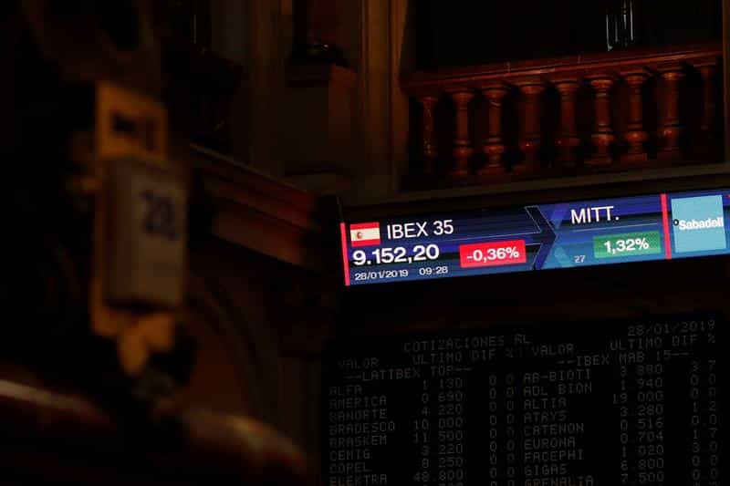 El IBEX 35 baja un 0,40 % tras la apertura y se sitúa en 9.167 puntos