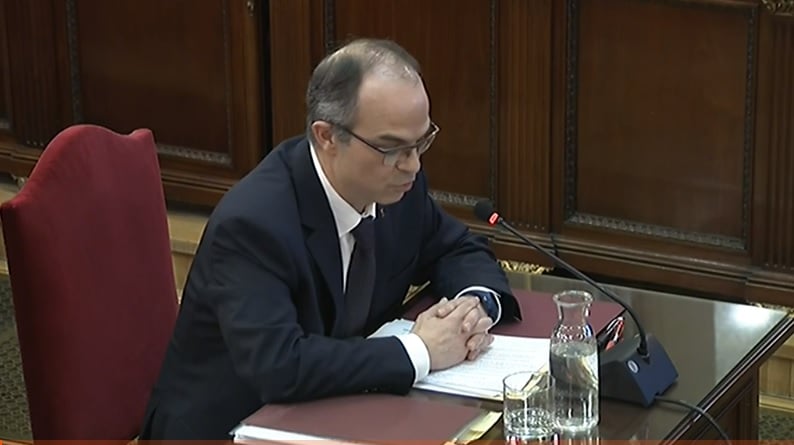 Jordi Turull, en el juicio del 1-O: «Intentamos hasta el final un referéndum pactado»