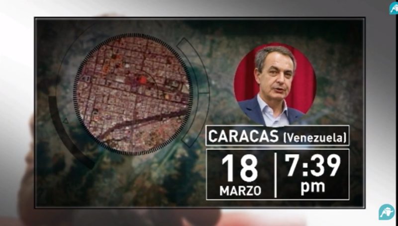 Los misteriosos viajes personales de Zapatero a Venezuela
