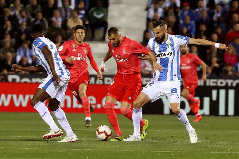La inspiración de Benzema vale un punto en Leganés