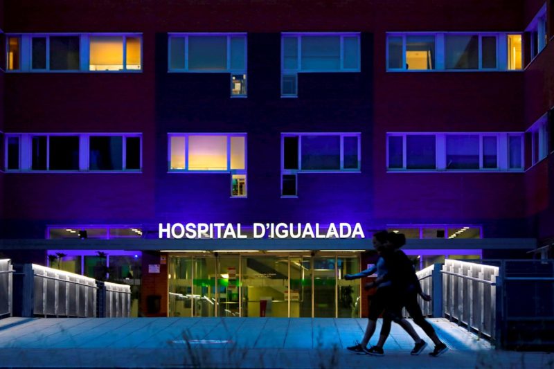 Fachada del Hospital de Igualada