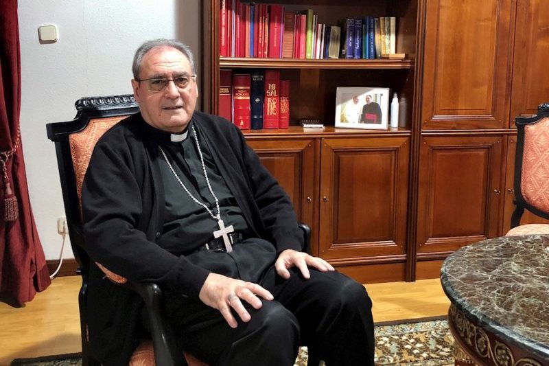 El obispo de Ávila y presidente de la Fundación Las Edades del Hombre, Jo´se María Gil Tamayo