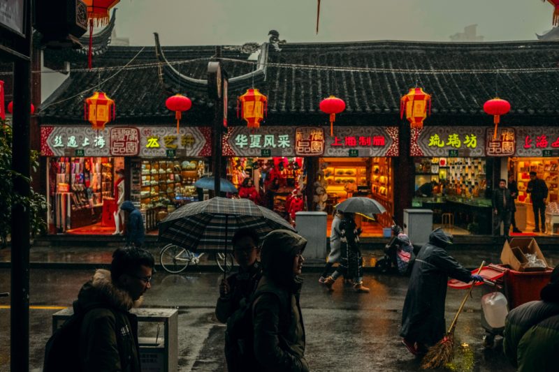 Mercado en Shanghai, China