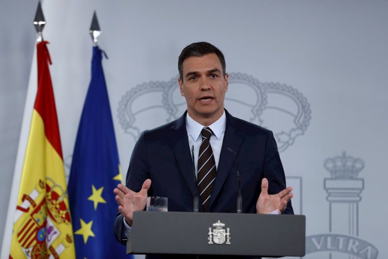 El Presidente del Gobierno, Pedro Sánchez