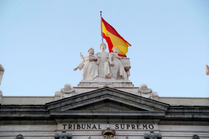 Fachada del Tribunal Supremo.