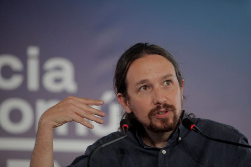 El secretario general de Podemos y vicepresidente del Gobierno, Pablo Iglesias