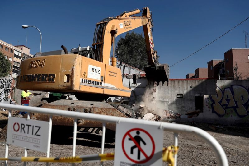 La construcción en España disminuyó un 40% durante el primer semestre