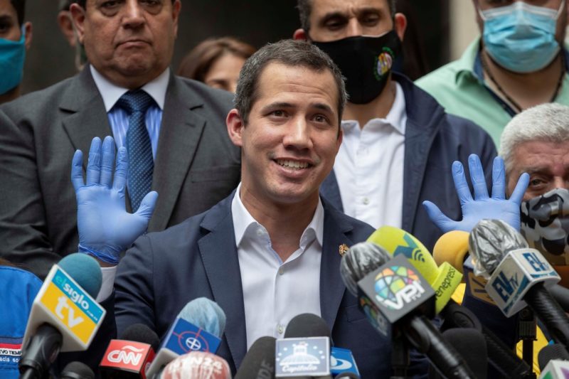 El líder opositor venezolano Juan Guaidó