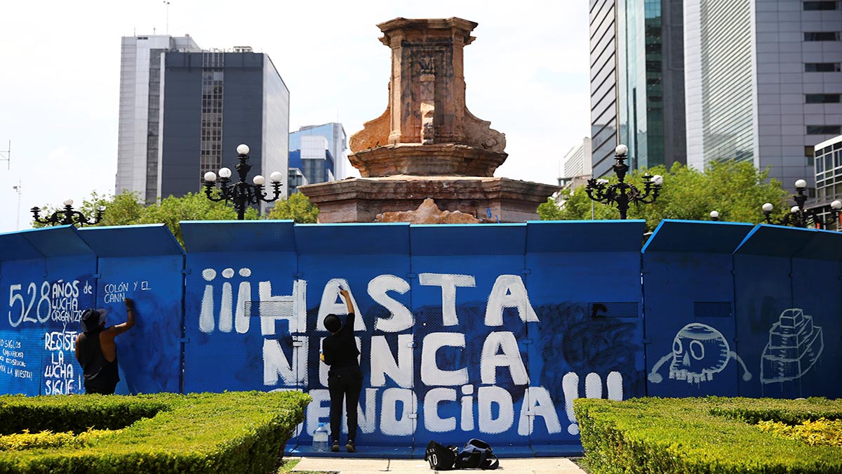 México pretende borrar a Colón reemplazando su estatua por la de una mujer indígena