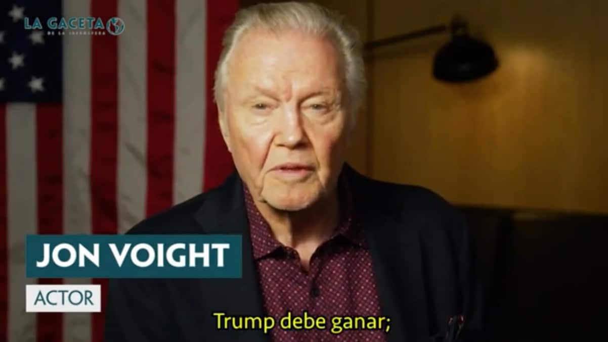 El actor Jon Voight pide el voto para Trump: ‘Él debe ganar’