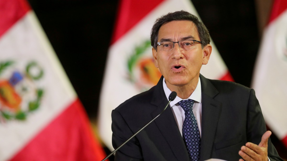 El expresidente de Perú Martín Vizcarra. Europa Press