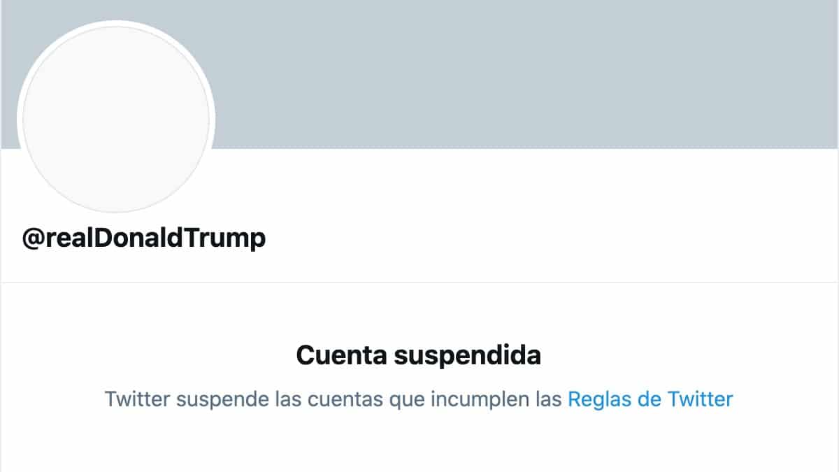 Twitter suspende permanentemente la cuenta de Donald Trump