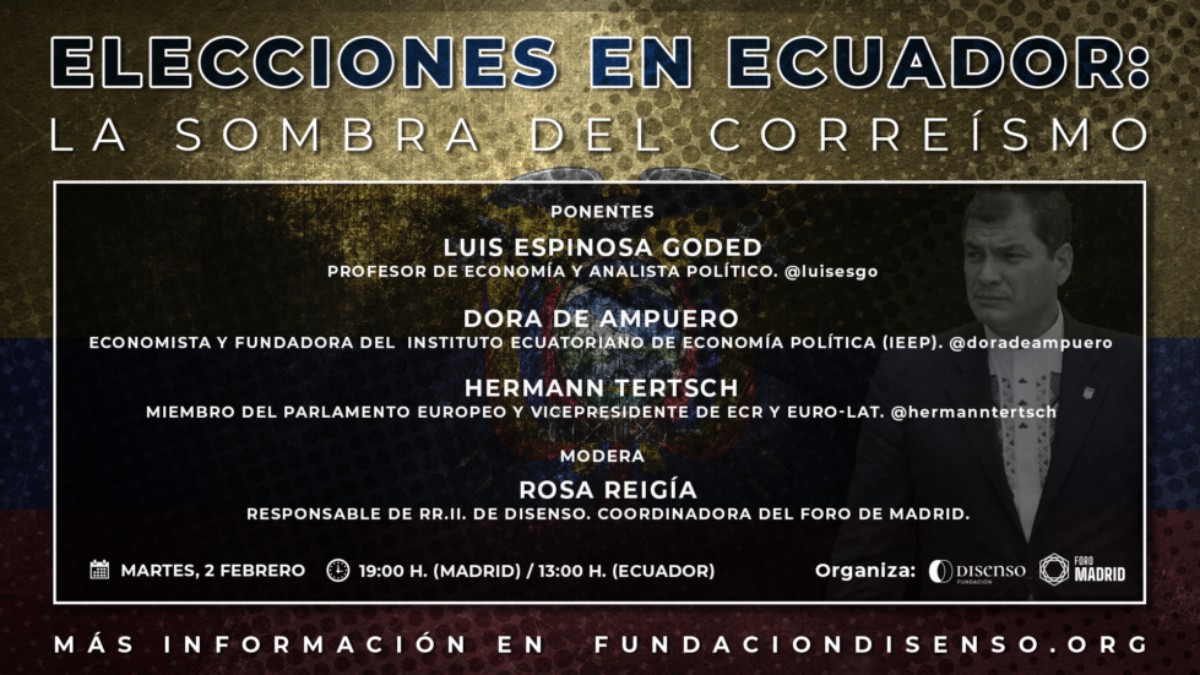 Debate sobre las elecciones en Ecuador del 7-F y la sombra del ‘correísmo’