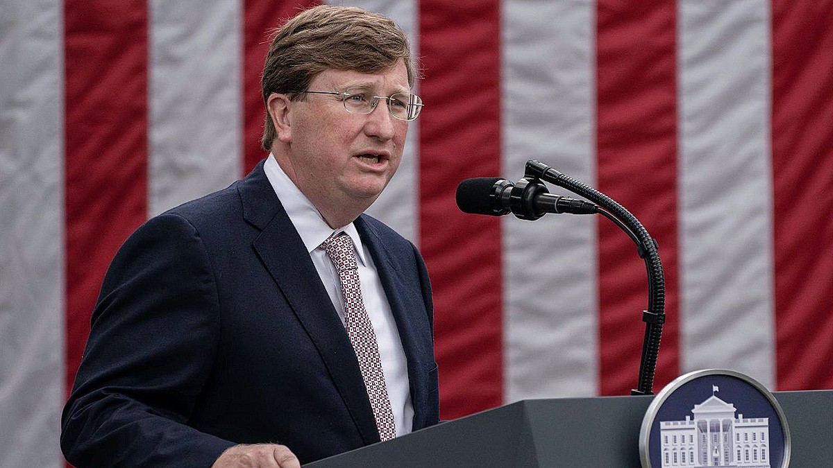 El gobernador republicano de Mississippi, Tate Reeves. - KEN CEDENO / ZUMA PRESS / CONTACTOPHOTO