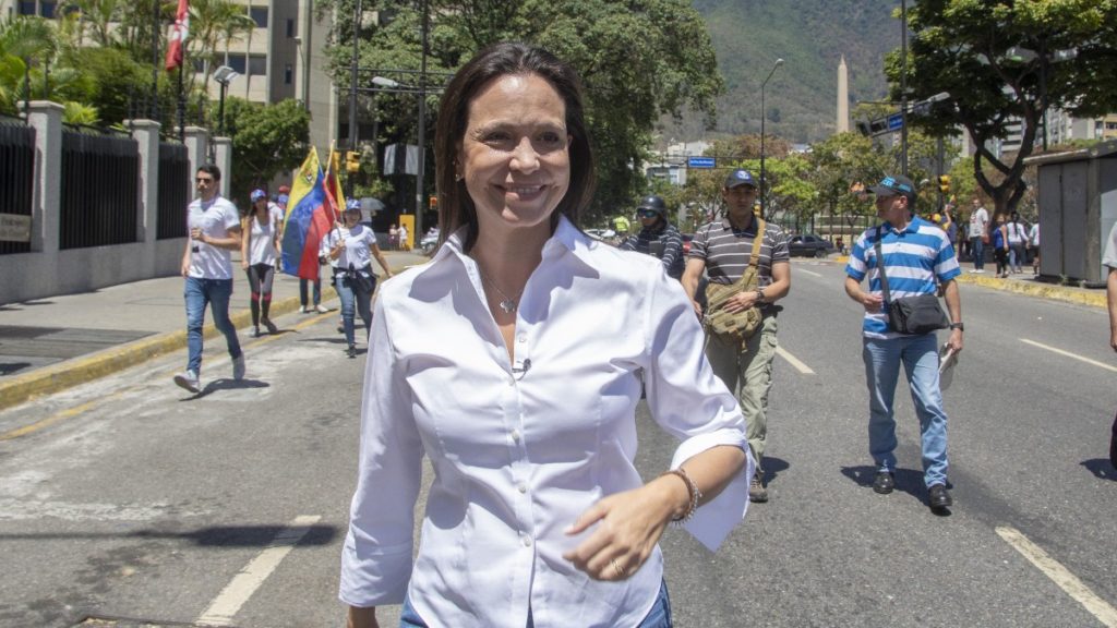La líder opositora venezolana María Corina Machado. EUROPA PRESS
