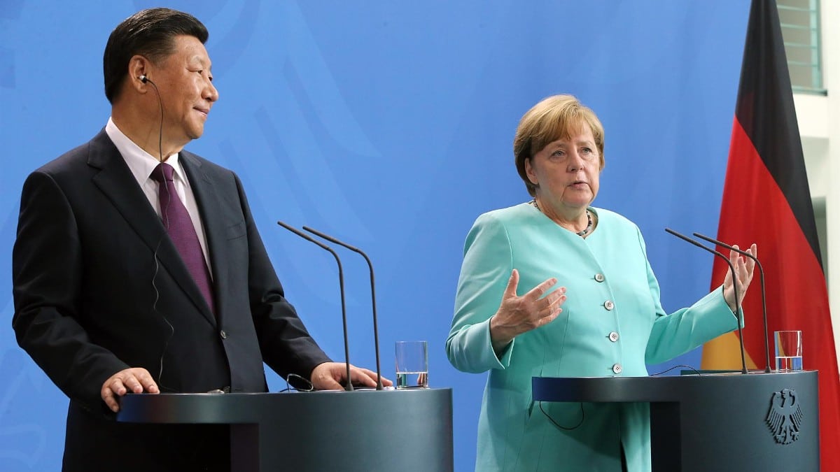 Xi Jinping coacciona a la UE con una llamada a Angela Merkel