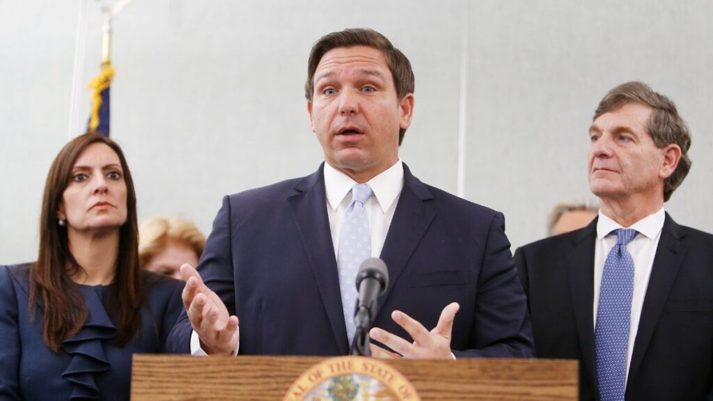 El gobernador del estado de la Florida, Ron DeSantis. Europa Press