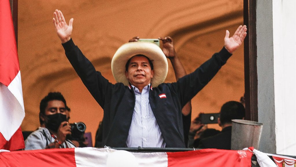 El candidato comunista a la presidencia del Perú, Pedro Castillo - EuropaPress