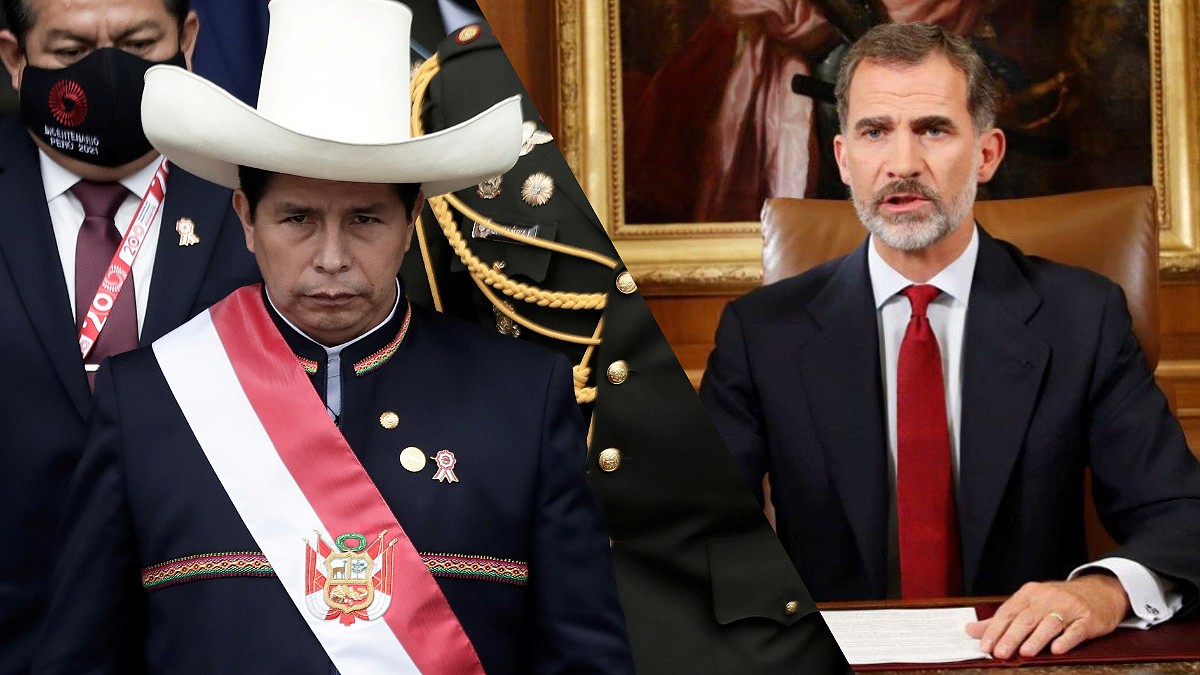 Indigenismo radical y ataques a España en presencia del Rey: el discurso del nuevo presidente de Perú