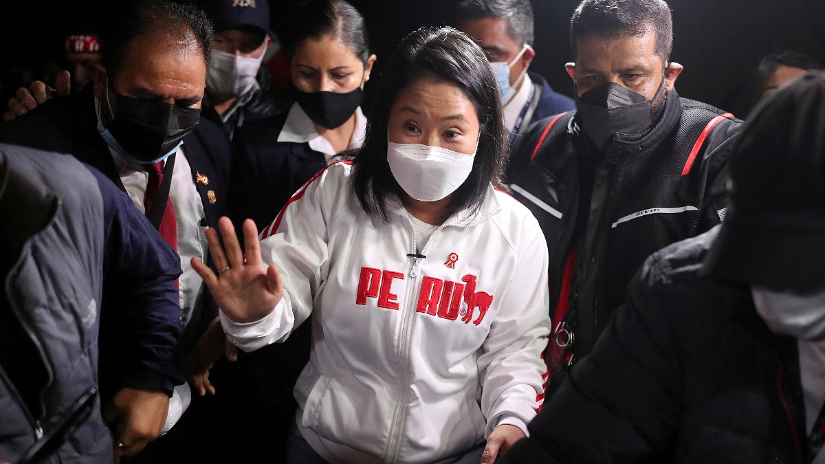 Fujimori anuncia movilizaciones en defensa de la democracia peruana ante la ‘ilegítima’ proclamación de Castillo