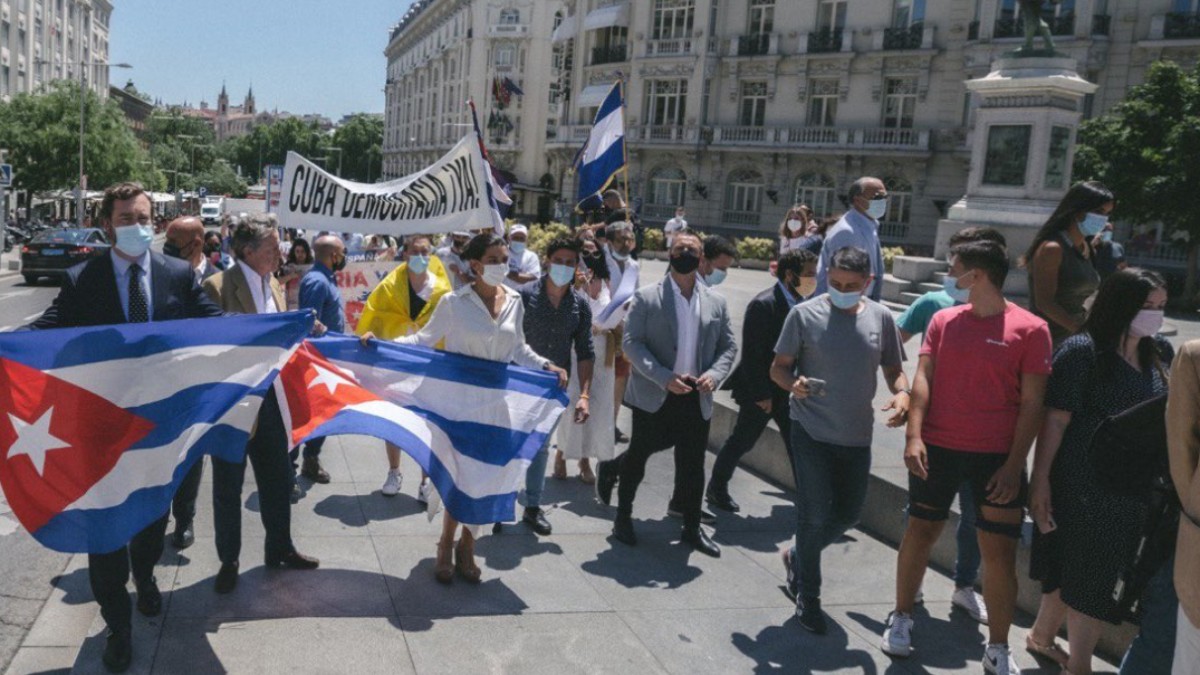‘La izquierda española apoya a los peores y tiene una complicidad directa con la dictadura cubana’