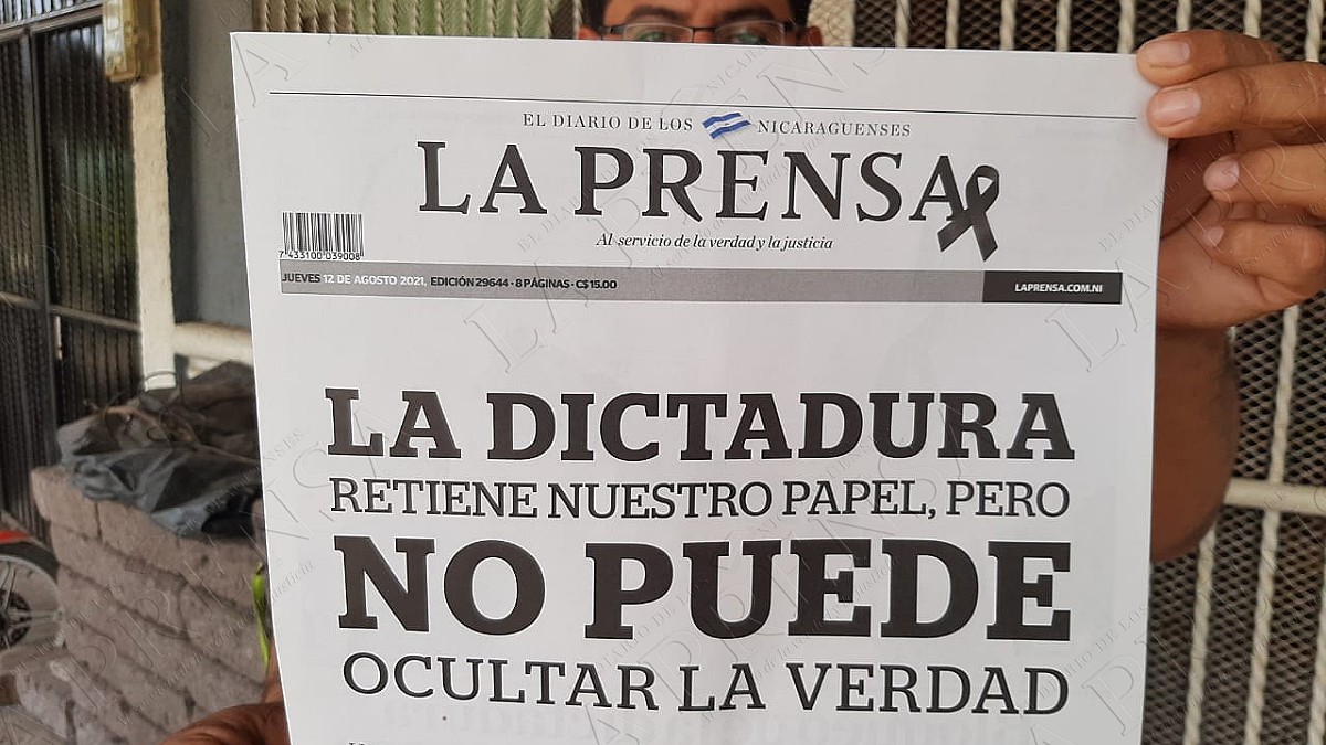 Ortega deja sin papel al único periódico opositor que quedaba en Nicaragua