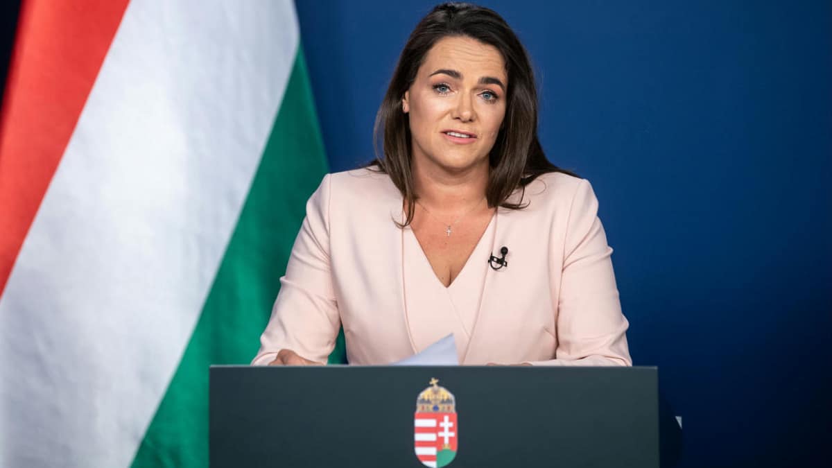 Katalin Novák, ministra húngara de Familia: ‘Tenemos unos valores cristianos a los que no vamos a renunciar’