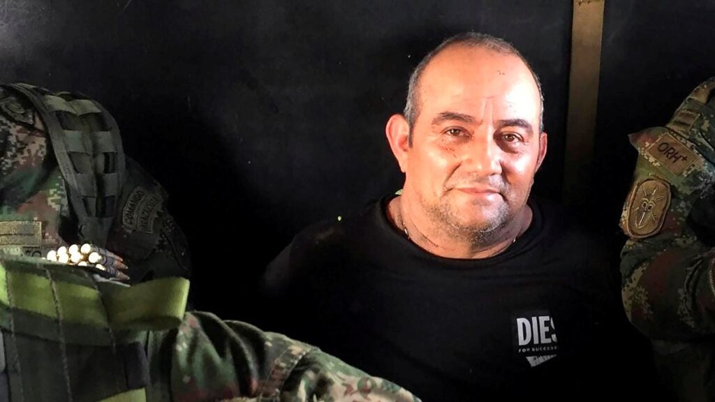 Dairo Antonio Usuga David, alias "Otoniel", en el momento de su detención. REUTERS