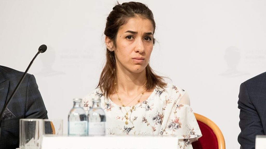 La activista y premio Nobel de la Paz, Nadia Murad. WIKIMEDIA COMMONS
