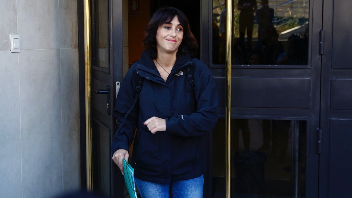 La condenada Juana Rivas acude a recoger la sentencia de su caso en España. EUROPA PRESS