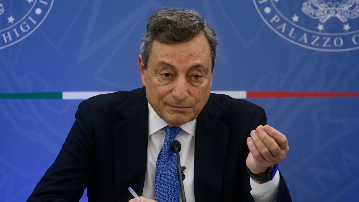 El primer ministro italiano, Mario Draghi. EUROPA PRESS