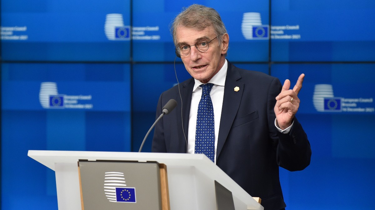 David Sassoli. Presidente del Parlamento Europeo
