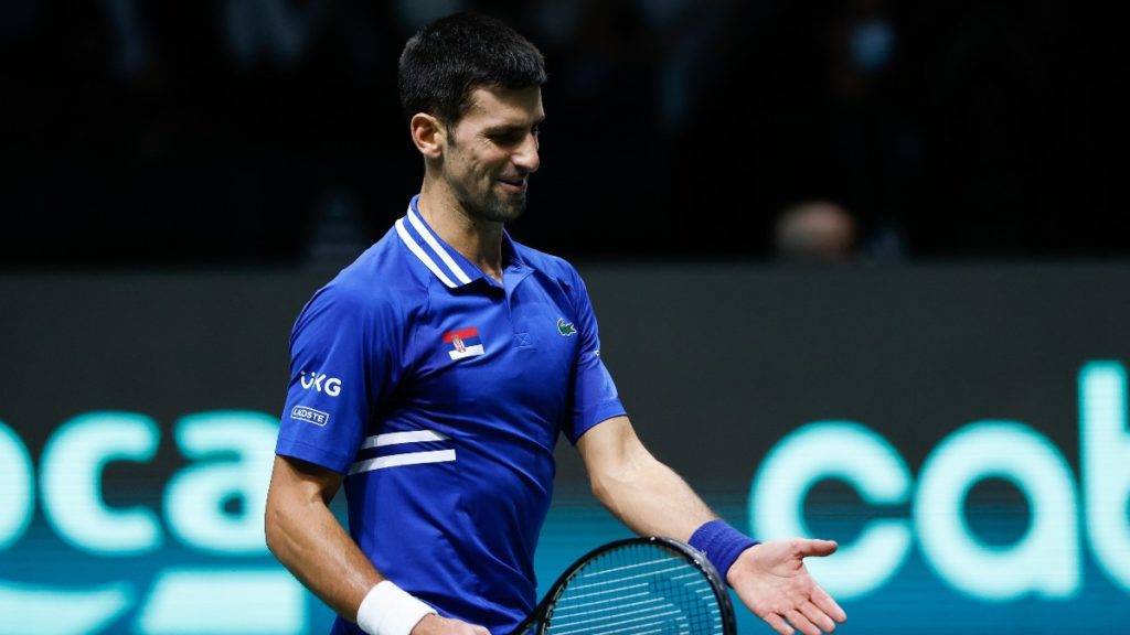 El tenista serbio Novak Djokovic