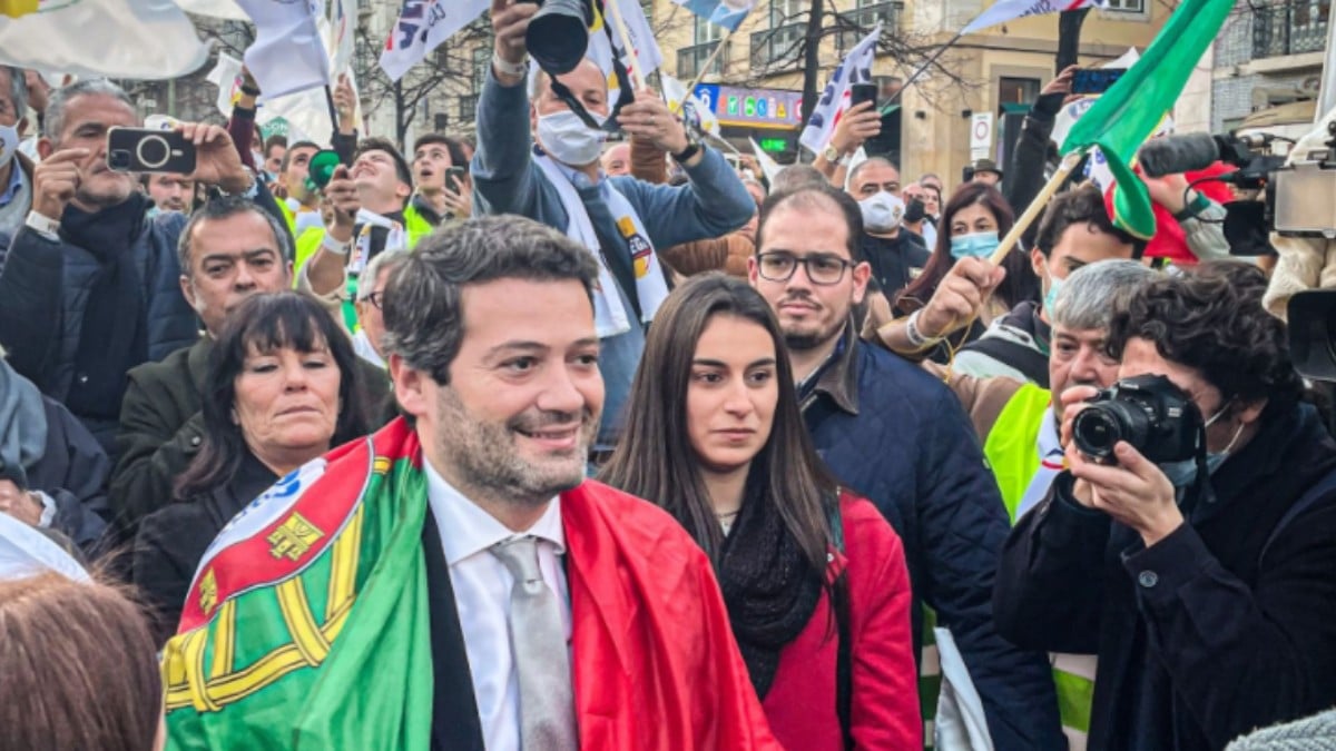 André Ventura promete una oposición feroz y la construcción de una gran alternativa al socialismo en Portugal